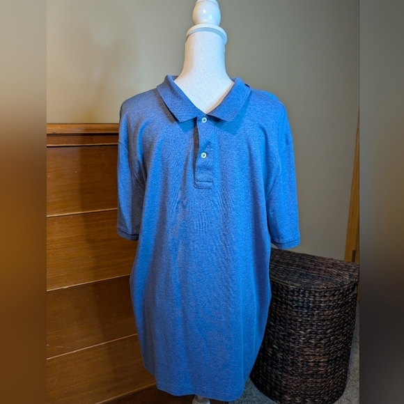 Calvin Klein Blue Liquid Touch Polo XL - Picture 1 of 10